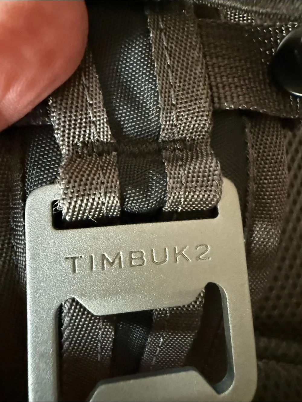 Timbuk2 Uptown Backpack Travel Friendly Laptop Compartment Logo Is M43. Clean.